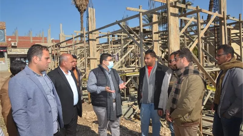 نائب محافظ بنى سويف يتابع الموقف التنفيذى لمشروعات