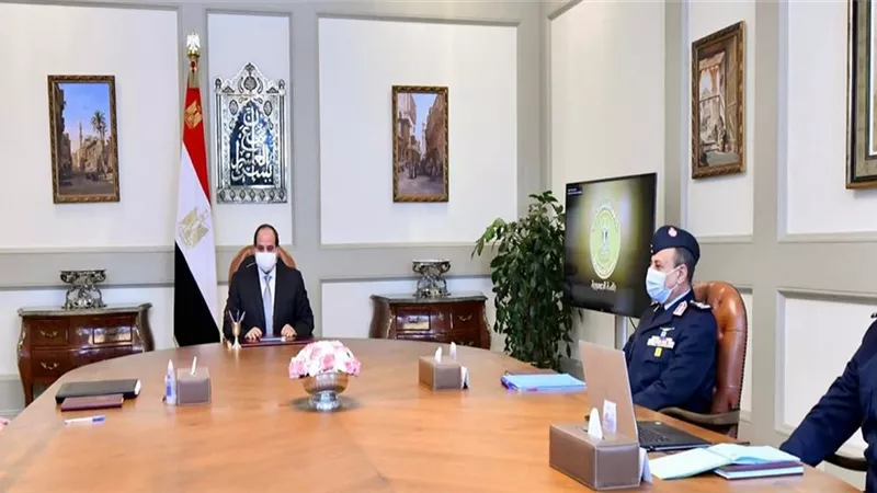 الرئيس السيسى يتابع الموقف التنفيذى للمشروع القومى للإنتاج الزراعى مستقبل مصر
