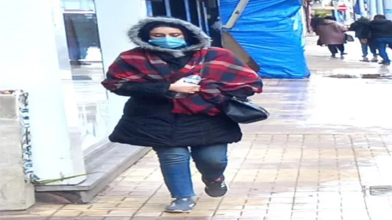 سقوط أمطار ثلجية في عدد من مناطق الإسكندرية
