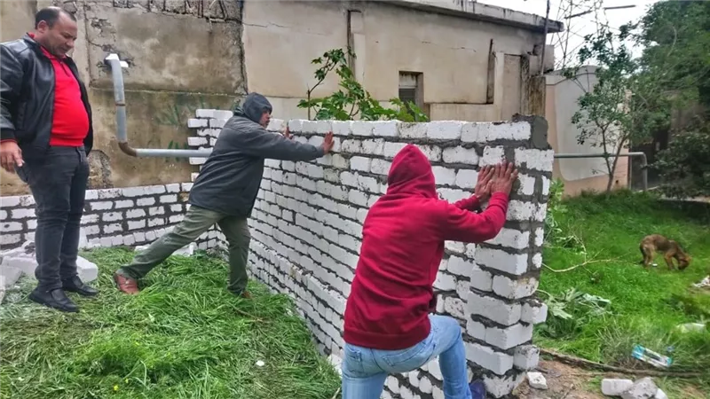 وقف بناء مخالف ل ١٢ محل في المهد بالعامرية في الأسكندرية