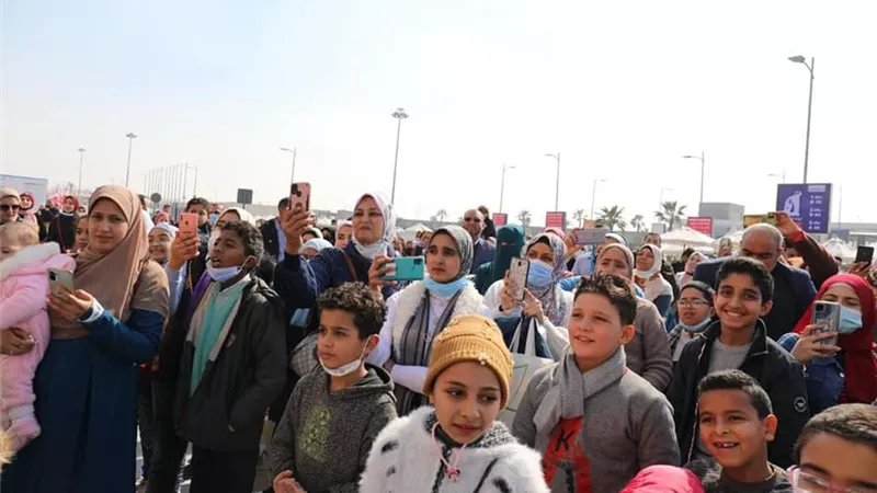 70 ألف زائر لمعرض الكتاب فى ثالث أيامه و٧٥٪؜ نسبة حضور الاطفال والشباب