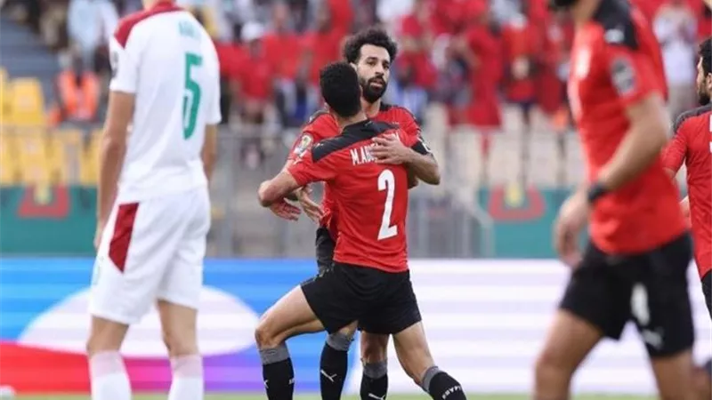مصر تُنهى الشوط الأضافى الأول متقدما على المغرب بثنائية