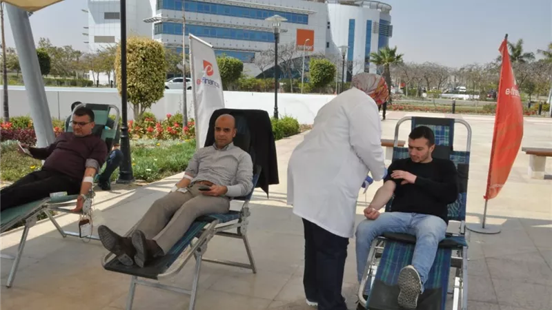 إي فينانس تطلق حملة للتبرع بالدم في 6 مستشفيات