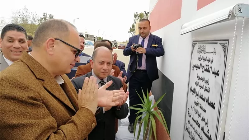 محافظ الفيوم يفتتح عدداً من المشروعات الجديدة بمركز يوسف الصديق