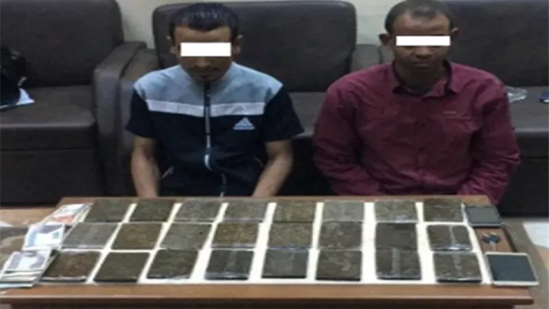 ضبط شخصين بقنا بحوزتهما 3,5 كيلو حشيش