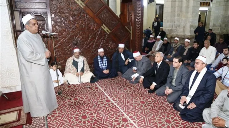 المنوفية احتفلت بذكري الإسراء والمعراج بالمسجد العباسي