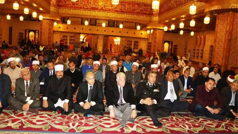 جنوب سيناء احتفلت بذكرى الاسراء والمعراج من مسجد الصحابة