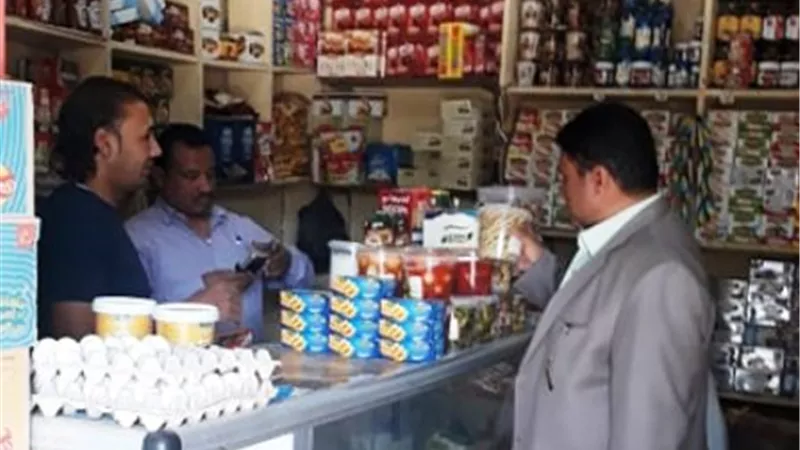 حملة تموينية للوحدة المحلية لمركز القرنة غرب الأقصر