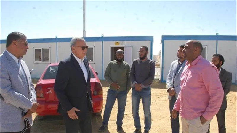 الهجان يتفقد المشروعات الخدمية بهو الصناعية بنجع حمادي