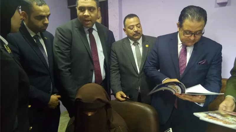 حقوق انسان البرلمان تزور قسم شرطة العبور في ختام جولتها التفقدية
