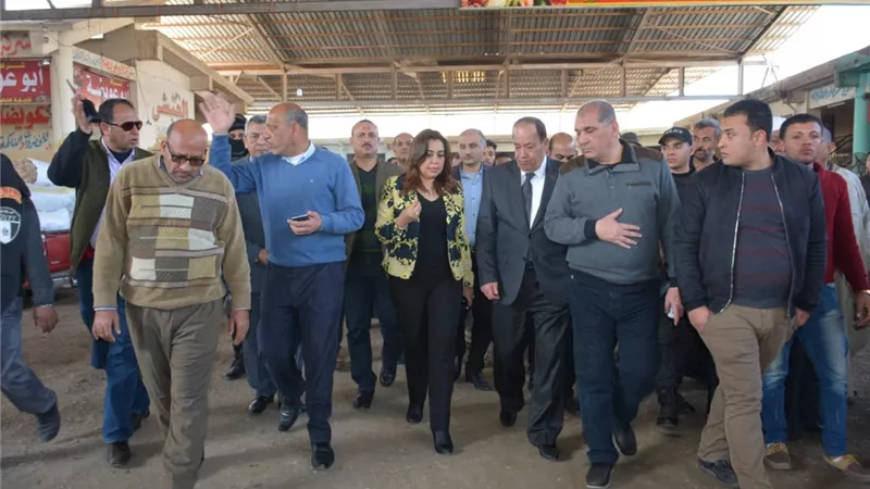 محافظ دمياط تزور سوق الجملة بدمياط الجديدة.. صور