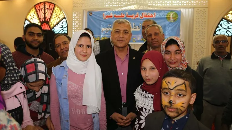 محافظ المنوفية يشهد إحتفال طه شبرا بيوم الطفل اليتيم