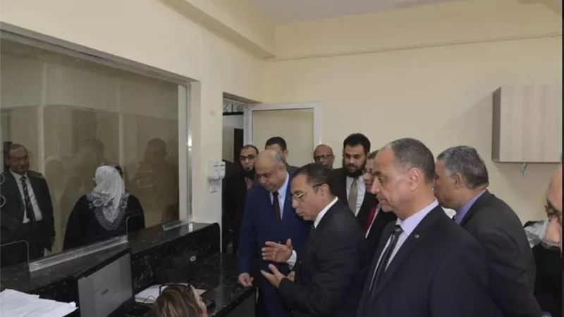 إفتتاح اعمال تطوير مكتب الادارة العامة لأبحاث التزييف والتزوير بالقليوبية