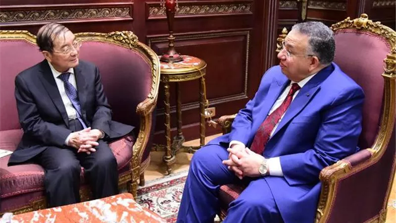 السفير الصينى بالقاهرة يشيد بالإصلاحات الاقتصادية والمشروعات القومية الكبرى بمصر