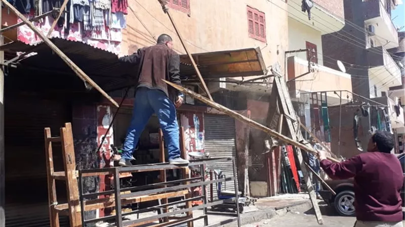 محافظ أسيوط : حملات مستمرة لإزالة التعديات على حرم الطريق بمركز أبوتيج