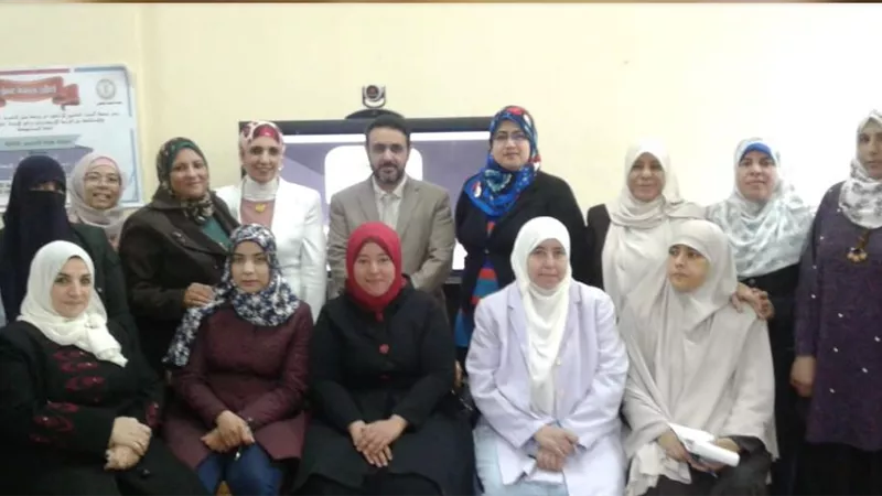 ورش عمل بجامعة الأزهر حول التعريف ببنك المعرفة وطرق الاستفادة منه