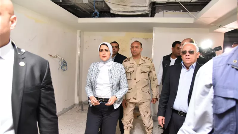 وزيرة الصحة تشدد على الإنتهاء من تجهيزات مستشفى بور فؤاد قبل منتصف يونيو المقبل