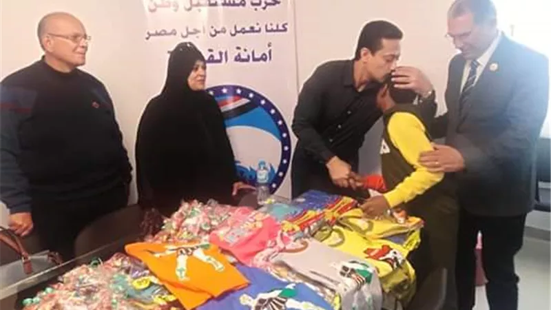 امانة حزب مستقبل وطن تحتفل بيوم اليتم فى عابدين