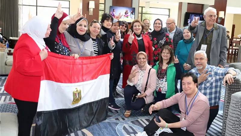 صوت مصر تستعد للمشاركة فى الاستقبال الحاشد للرئيس السيسى بواشنطن.. صور