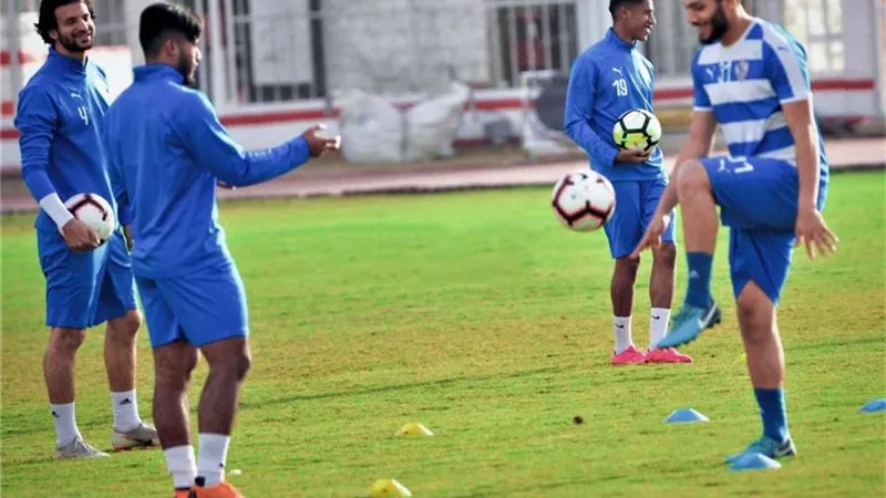 نجم الزمالك جاهز لمواجهة المصرى