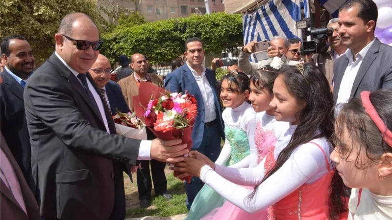 محافظ الغربية .. يشارك 1200 طفلاً يتيماً فى إحتفالية يوم اليتيم بحديقة الطفل بطنطا