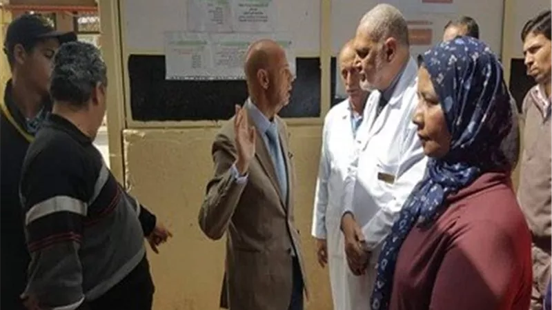 مسعود يتابع المبادرة الرئاسية بسجن الزقازيق والمستشفى ومكتب الصحة