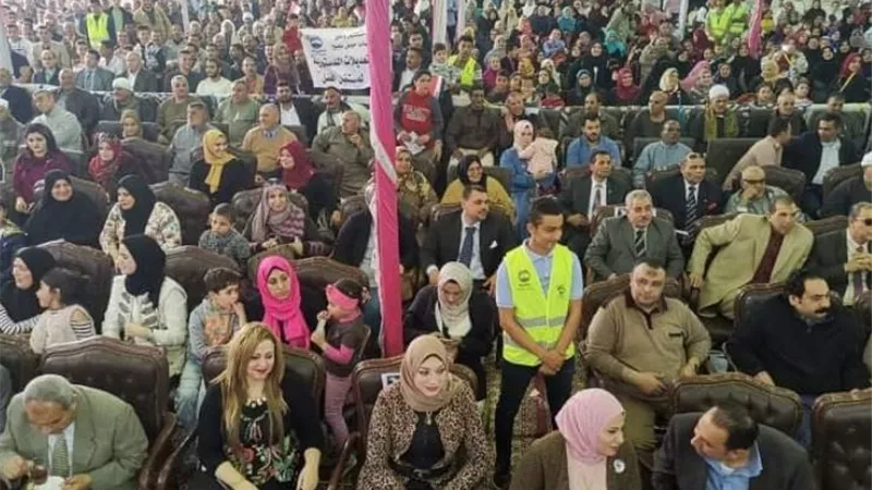 5 آلاف مواطن يعلنون تأييدهم للتعديلات الدستورية في مؤتمر لمستقبل وطن بالشرقية