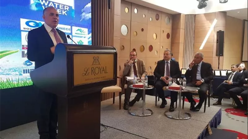 وزير الري امام أسبوع بيروت السابع 90% من الكوارث الطبيعية مرتبطة بالمياه