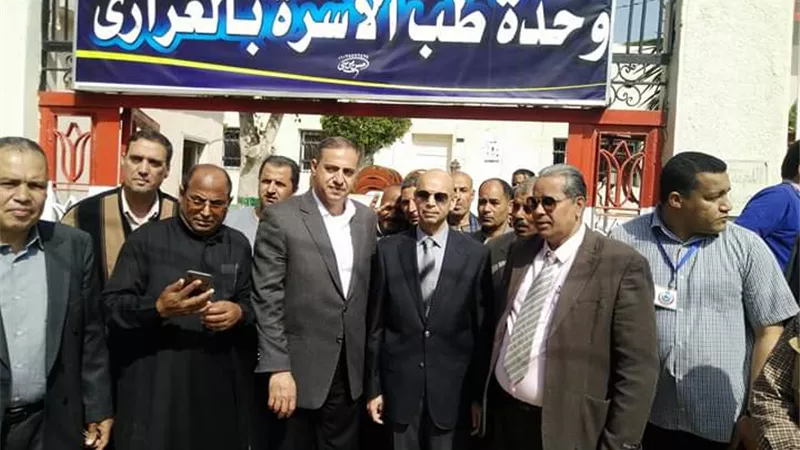 مسعود يتابع أعمال المبادرة الرئاسية بفاقوس والصالحية