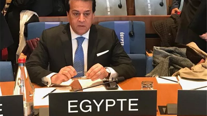 وزير التعليم العالى يلقى كلمة مصر أمام الدورة ٢٠٦ للمجلس التنفيذى لليونسكو بباريس