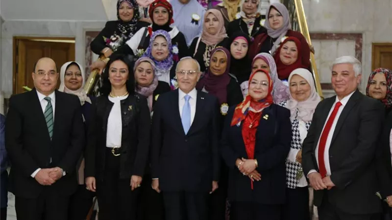 مايا مرسى تشهد احتفالية وزارة الإنتاج الحربي لتكريم الأمهات المثاليات