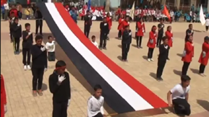 أم الدنيا عرض لختام الأنشطة في مطوبس الثانوية بنات