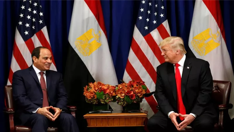 ترامب يشيد بجهود السيسي في مجال التسامح الديني بمصر
