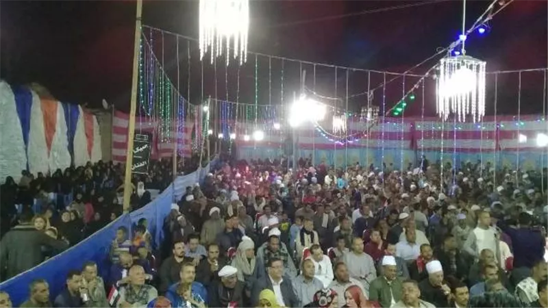 مؤتمر جماهيرى حاشد لدعم التعديلات الدستورية بمركز أبوتشت