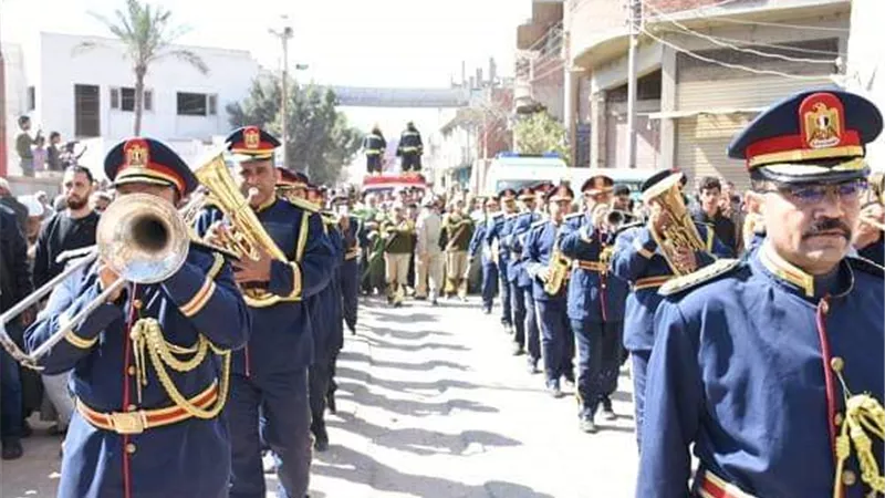 غراب يتقدم تشييع جثمان الشهيد النقيب محمد أحمد إسماعيل