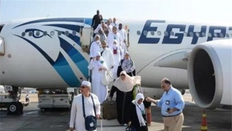 مصر للطيران تنقل 5600 معتمر فلسطيني إلى الأراضي المقدسة