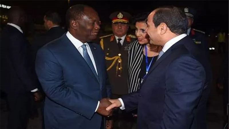 رئيس كوت ديفوار يشيد بجهود مصر في مكافحة الإرهاب