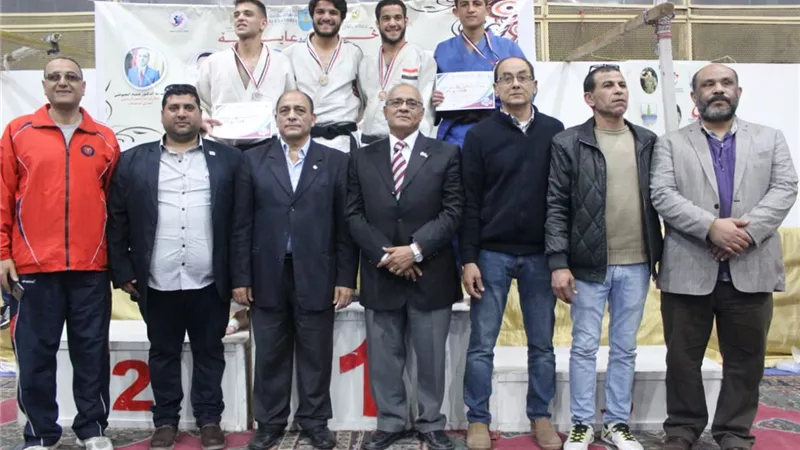 جامعة الإسكندرية تفوز بذهبية دورة الشهيد الرفاعى للجودو