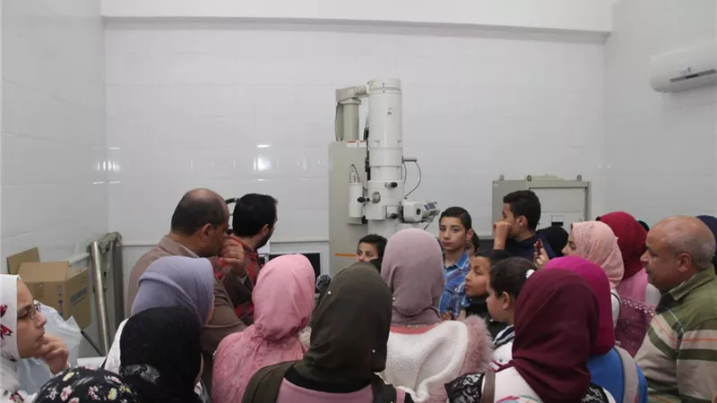 وفد طلابي في زيارة تعريفية لجامعة كفر الشيخ