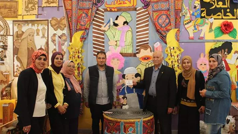 ابناء الخطيب بالعاشر ابهروا ضيوف معرض ختام الانشطة السنوي.. صور
