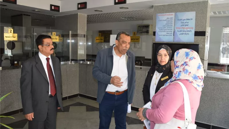 محافظ بورسعيد يستقبل وفد ممثلي المتابعة الميدانية لمنظومة الشكاوي بمجلس الوزراء