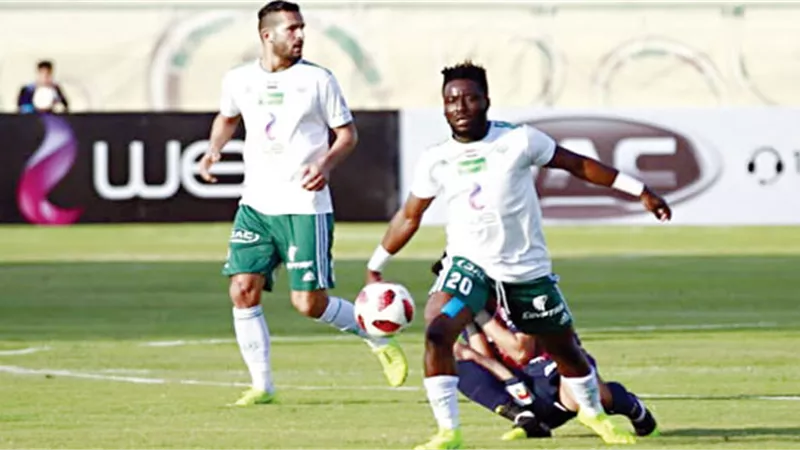 أموتو يحرز الهدف الثاني للمصري في مرمى الزمالك