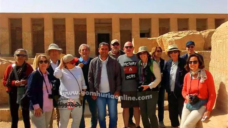 سوهاج تستقبل 213 سائح أجنبي لزيارة المعالم الاثرية