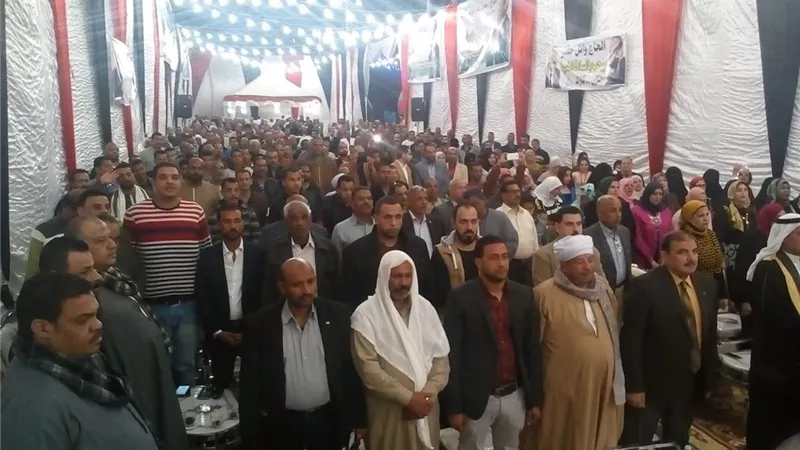 اهالي الاشراف بالسويس ينظمون مؤتمر لتأييد التعديلات الدستورية
