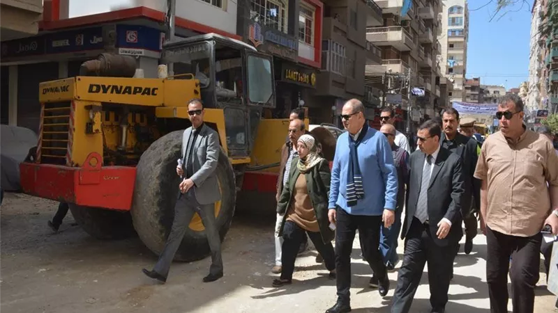 جولة للسعيدبشوارع الجلاء والمحطة وعلى مبارك وكفر عصام والحلو ورضوان للأنتهاء من الرصف بطنطا قبل شهر رمضان