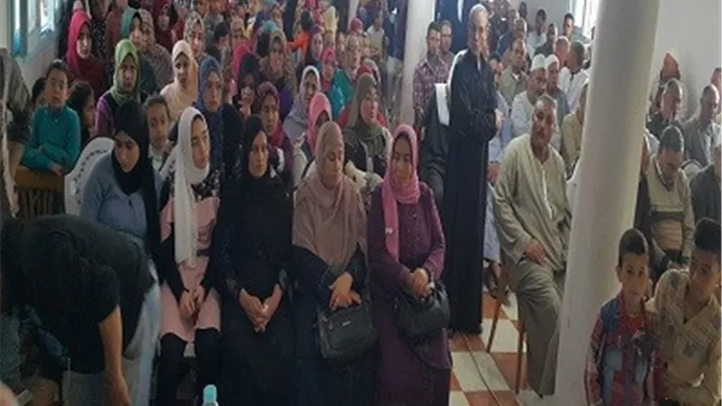 زغاريد بمؤتمر مستقبل وطن للتعديلات الدستورية بقومسيونات مطوبس
