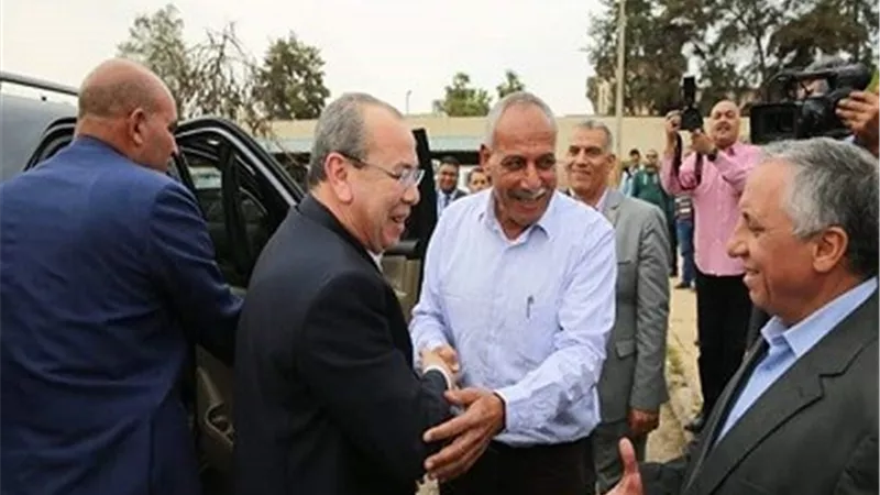 محافظ كفر الشيخ يستقبل وزير الزراعة بمحطة البحوث الزراعية بسخا