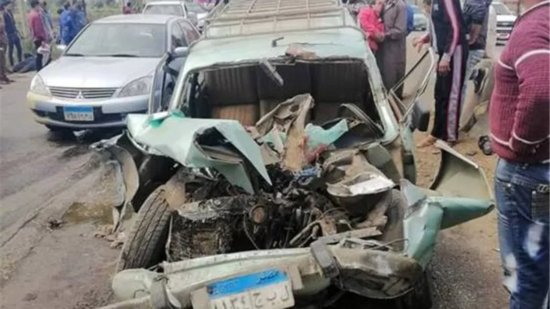 مصرع شخص وإصابة 7 في حادث تصادم بالدقهلية