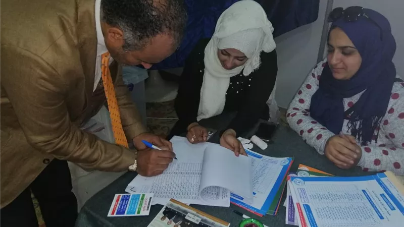 امين : يطالب الأعضاء بالمشاركة بالانتخابات واختيار ممثليهم بكل حرية ..صور