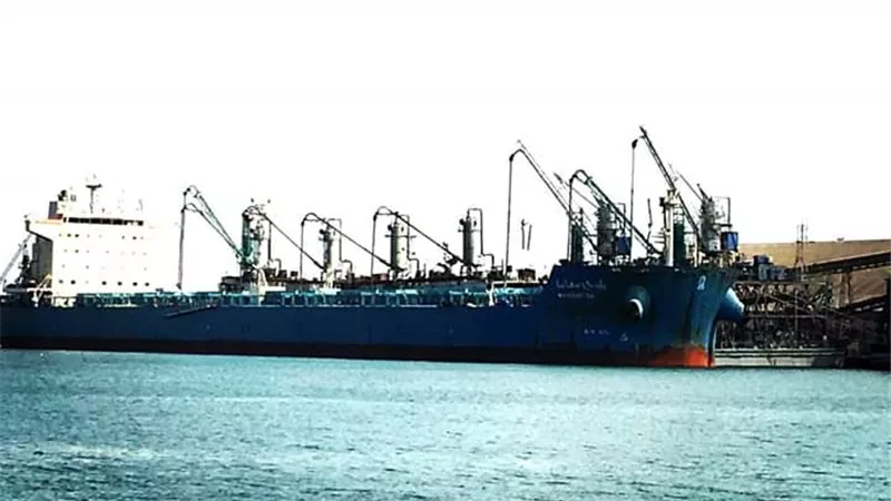 ميناء غرب بورسعيد يستقبل السفينة المصرية 